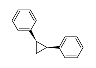 Benzene,1,1'-(1R,2S)-1,2-cyclopropanediylbis-, rel- Structure