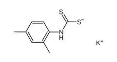 potassium (2,4-dimethylphenyl)carbamodithioate Structure