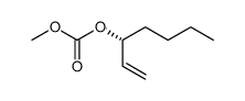 Carbonic acid methyl ester (R)-1-vinyl-pentyl ester Structure