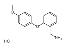 2-(4-METHOXYPHENOXY)BENZYLAMINE HCL Structure