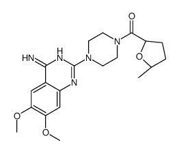 [4-(4-氨基-6,7-二甲氧基-2-喹唑啉基)-1-哌嗪基] [(5S)-四氢-5-甲基-2-呋喃基]甲酮-d8结构式