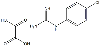 4'-氯苯基胍草酸盐结构式