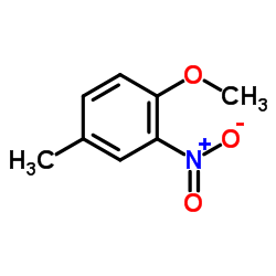 4-甲基-2-硝基苯甲醚结构式