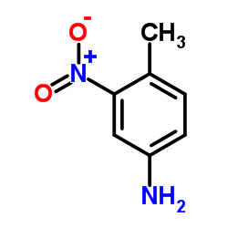 4-甲基-3-硝基苯胺结构式