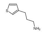 3-thiophen-3-ylpropan-1-amine结构式