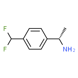 (S)-1-(4-(二氟甲基)苯基)乙胺结构式