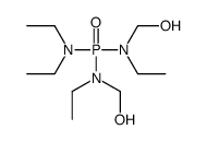 [[diethylamino-(ethyl-(hydroxymethyl)amino)phosphoryl]-ethyl-amino]met hanol结构式