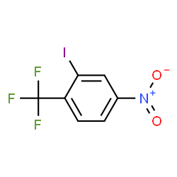 2-碘-4-硝基-1-(三氟甲基)苯结构式