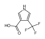 4-(Trifluoromethyl)pyrrole-3-carboxylic acid Structure