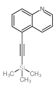 5-((Trimethylsilyl)ethynyl)quinoline Structure