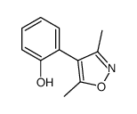 2-(3,5-dimethyl-1,2-oxazol-4-yl)phenol结构式