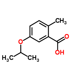 5-Isopropoxy-2-methylbenzoic acid结构式