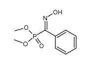 dimethyl α-hydroxyiminobenzylphosphonate结构式