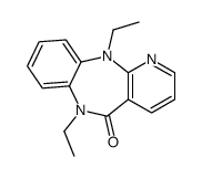 6,11-diethylpyrido[3,2-c][1,5]benzodiazepin-5-one结构式