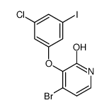 4-bromo-3-(3-chloro-5-iodophenoxy)pyridin-2-ol Structure