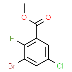 Methyl 3-bromo-5-chloro-2-fluorobenzoate picture