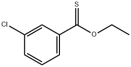 m-Chlorobenzenethiocarboxylic acid O-ethyl ester Structure