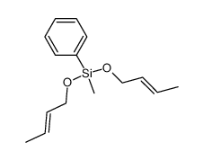bis(2-butenoxy)methylphenylsilane Structure