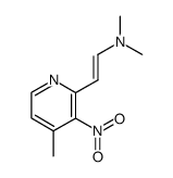 2-(4-methyl-3-nitro-2-pyridyl)-N,N-dimethyletheneamine Structure
