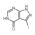 3-碘-1,5-二氢-4H-吡唑并[3,4-d]嘧啶-4-酮结构式