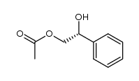 (R)-2-hydroxy-2-phenylethyl acetate结构式