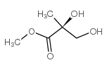 (2S)-2,3-Dihydroxy-2-methyl-propanoic Acid Methyl Ester 90结构式
