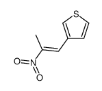 3-(2-nitroprop-1-enyl)thiophene结构式
