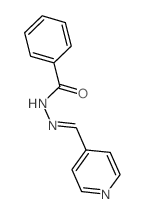 Benzoic acid,2-(4-pyridinylmethylene)hydrazide结构式