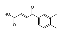 β-(3,4-dimethylbenzoyl)acrylic acid结构式