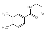 Benzamide,N-(2-bromoethyl)-3,4-dimethyl- Structure