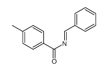 N-benzylidene-4-methylbenzamide Structure