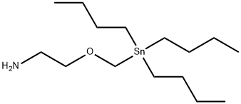 2-[(三丁基锡烷基)甲氧基]-乙胺结构式