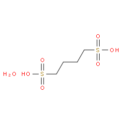 Butane-1,4-disulfonic acid hydrate Structure