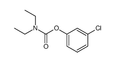 3-氯苯基二乙基氨基甲酸酯结构式