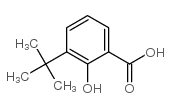 Benzoic acid,3-(1,1-dimethylethyl)-2-hydroxy-结构式
