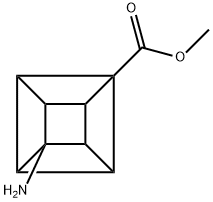 1-Amino-cubane-4-carboxylic acid methyl ester Structure