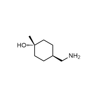 反式-4-(氨基甲基)-1-甲基-环己醇结构式