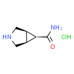 exo-3-azabicyclo[3.1.0]hexane-6-carboxamide hydrochloride Structure