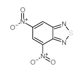 2,1,3-Benzothiadiazole,4,6-dinitro- Structure