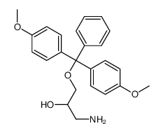 1-amino-3-[bis(4-methoxyphenyl)-phenylmethoxy]propan-2-ol Structure