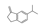 1H-Indene,2,3-dihydro-1-methylene-6-(1-methylethyl)-(9CI) Structure