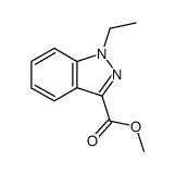 methyl 1-ethyl-1H-indazole-3-carboxylate Structure