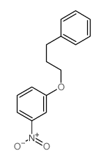 1-nitro-3-(3-phenylpropoxy)benzene结构式