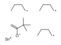 tributyl(3,3-dimethylbut-1-en-2-yloxy)stannane Structure