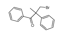 2-benzoyl-2-phenylpropyl bromide Structure