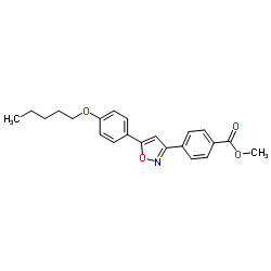 4-(5-(4-(戊氧基)苯基)异恶唑-3-基)苯甲酸甲酯图片