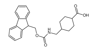 N-Fmoc-4-氨甲基环己烷羧酸结构式