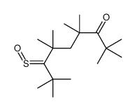 2,2,4,4,6,6,8,8-octamethyl-7-sulfinylnonan-3-one Structure