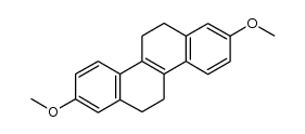 2,8-dimethoxy-5,6,11,12-tetrahydrochrysene结构式