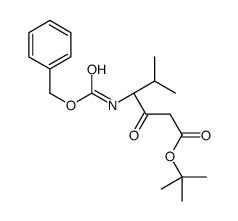 (s)-4-(cbz-氨基)-5-甲基-3-氧代己酸叔丁酯结构式